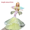 Búp bê nàng tiên cá METUBE 45cm Đa khớp Dress Up DIY Đôi cánh Quà tặng bé gái 5