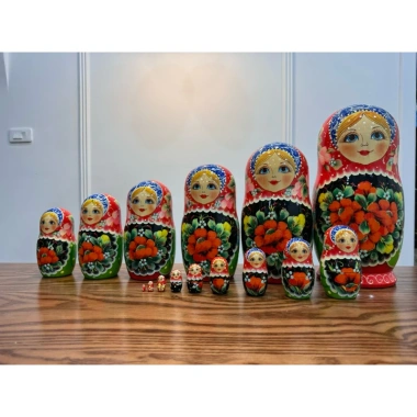 Búp bê Nga Matryoska 10C 21cm - Đồ chơi sưu tập giá ưu đãi 750.000 VND 7