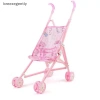 Búp bê Pram Giả Vờ: Xe đẩy nhựa nhẹ nhàng, ổn định cho bé trai & bé gái 8