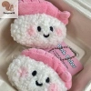 Búp bê sang trọng Sushi nhồi bông mềm - Móc khóa ô tô, mặt dây chuyền, túi học, quà tặng cặp đôi, COD 46.530đ 2