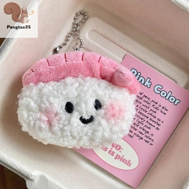 Búp bê sang trọng Sushi nhồi bông mềm - Móc khóa ô tô, mặt dây chuyền, túi học, quà tặng cặp đôi, COD 46.530đ 4