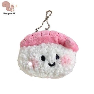 Búp bê sang trọng Sushi nhồi bông mềm - Móc khóa ô tô, mặt dây chuyền, túi học, quà tặng cặp đôi, COD 46.530đ 6