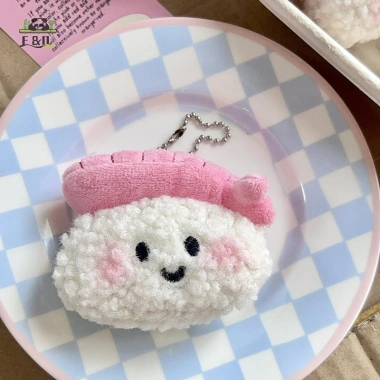 búp bê sushi nhồi bông mềm - móc khóa, chìa khóa ô tô, mặt dây, quà tặng giá 43.230₫