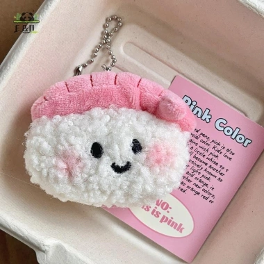 búp bê sushi nhồi bông mềm - móc khóa, chìa khóa ô tô, mặt dây, quà tặng giá 43.230₫