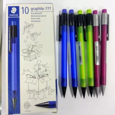 Bút bi bấm Steadtler 777 ngòi 0.5 - Giá chỉ 29.000đ, giảm sâu, viết mượt, bút siêu mịn bền bỉ
