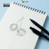 Bút Chì Bấm Marvy Uchida FL200 Ngòi Dẹp 2mm - Ngòi Mềm Không Xướt Giấy, Giá 22.000