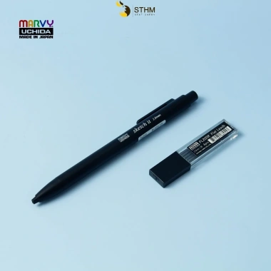 Bút Chì Bấm Marvy Uchida FL200 Ngòi Dẹp 2mm - Ngòi Mềm Không Xướt Giấy, Giá 22.000