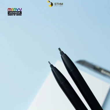 Bút Chì Bấm Marvy Uchida FL200 Ngòi Dẹp 2mm - Ngòi Mềm Không Xướt Giấy, Giá 22.000
