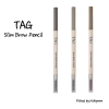 Bút chì DAISO TAG 2mm hình tam giác, bàn chải vít, lông mày Nâu đậm tro nhạt 107.667₫