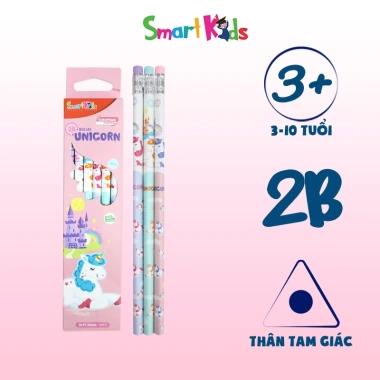 Bút chì đen 2B Smartkids UNICORN SK-PC2B006 - 12 cây/hộp giá ưu đãi 52.800 đồng