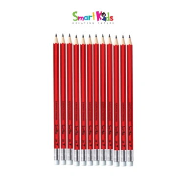 Bút chì đen SMARTKIDS 2B 12 cây/hộp - Giá ưu đãi 39.600₫, viết mượt