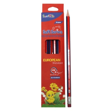 Bút chì đen SMARTKIDS HB 12 cây hộp, giá 39.600 VND, viết mượt, bền bỉ cho học sinh