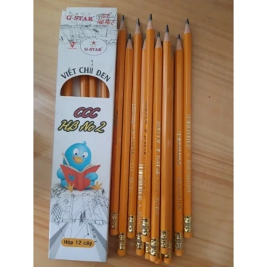 Bút chì gỗ 2B G-Star 1 hộp Thảo Linh - giảm giá 55.000đ, viết mịn, chất lượng cao