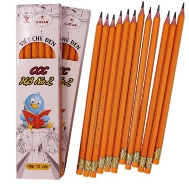 Bút chì gỗ 2B G-Star 1 hộp Thảo Linh - giảm giá 55.000đ, viết mịn, chất lượng cao
