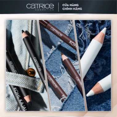 Bút chì kẻ mắt Catrice Kohl Kajal 4 màu chất mềm, chống thấm 1,1g – Chính Hãng 110k