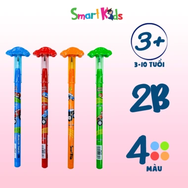 Bút chì khúc 2B Monster Truck Smartkids PC19 – Giá chỉ 9.900 VNĐ, chất lượng cao, bút bám mực mượt