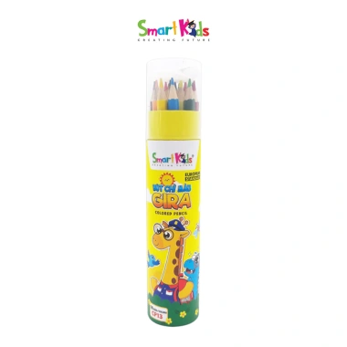 Bút chì màu Smartkids Gira 12/18/24 – Dành cho bé 6‑12 tuổi, an toàn, giá 36.000đ