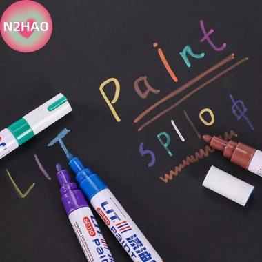 Bút đánh dấu sơn vĩnh viễn N2HAO - Đầy màu, chống nước, sửa lốp xe, vải cao su, graffiti touch up - 39.096₫ 6