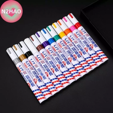 Bút đánh dấu sơn vĩnh viễn N2HAO - Đầy màu, chống nước, sửa lốp xe, vải cao su, graffiti touch up - 39.096₫ 8
