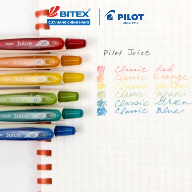 Bút Gel Pilot Juice Classic 0.5mm - Phiên bản màu cổ điển sang trọng, giảm giá 24.000₫ Bút Gel Pilot Juice Classic 0.5mm - Phiên bản màu cổ điển sang trọng, giảm giá 24.000₫