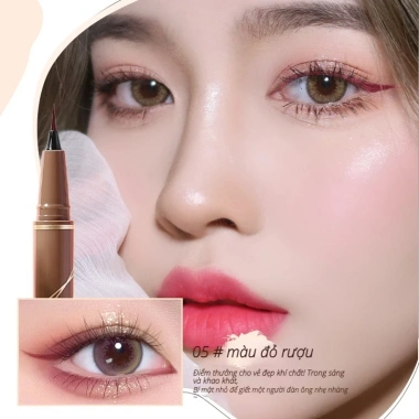 Bút kẻ mắt dạng lỏng GlowNest 5 sắc thái, siêu mịn, lâu trôi không thấm nước - 88.122₫ 8 Bút kẻ mắt dạng lỏng GlowNest 5 sắc thái, siêu mịn, lâu trôi không thấm nước - 88.122₫ 8