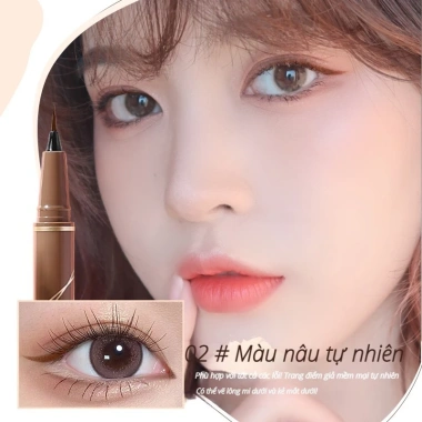 Bút kẻ mắt dạng lỏng GlowNest 5 sắc thái, siêu mịn, lâu trôi không thấm nước - 88.122₫