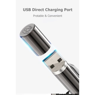 Bút laser chơi với mèo SMILING SHARK LS-307B màu xanh lá cây usb di động có thể sạc lại 7 Bút laser chơi với mèo SMILING SHARK LS-307B màu xanh lá cây usb di động có thể sạc lại 7