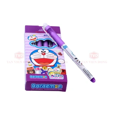Bút lông kim Điểm 10 FL04 Doremon tím - Siêu mượt, giá chỉ 25.000đ, giảm mạnh 2