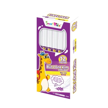 Bút lông kim Smartkids Fineliner Gira mực tím FL01 - 9.900đ cho học sinh tiểu học