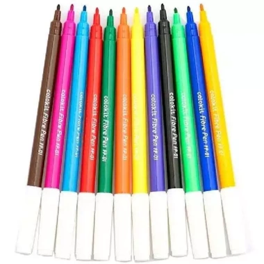Bút lông màu Fiber Pen FP-01 FP-C03 12-20 màu Thiên Long Colokit - Giá 35.000, bút highlight đa sắc 2