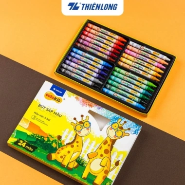 Bút Sáp 24 màu Colokit CR-C09 TL Văn phòng phẩm Thảo Linh – Giá 45.000đ giảm từ 54.900đ 2