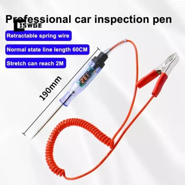 Bút thăm dò ô tô CISWGE 5V-120V màn hình kỹ thuật số đo DC 2V-48V, chẩn đoán nhanh, giá ưu đãi 73.700 VND
