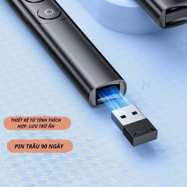 Bút trình chiếu Powerpoint, bút bấm thuyết trình 3A 2.4GHz, Điều khiển từ xa bền bỉ di động USB 2.025 6 Bút trình chiếu Powerpoint, bút bấm thuyết trình 3A 2.4GHz, Điều khiển từ xa bền bỉ di động USB 2.025 6