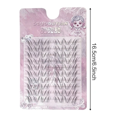 C-Curl 7-12mm Lông mi giả tự nhiên, dây đeo trong suốt, sợi thực tế cho chụp ảnh ngày thường - Giá chỉ 45.980₫ 3