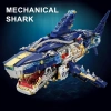 Cá mập Megalodon cơ khí lắp ráp độ khó cao - Đồ chơi bé trai 700k giảm từ 896k