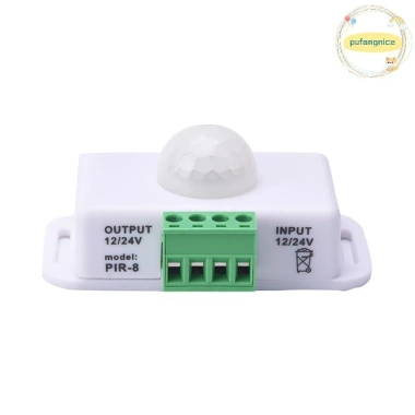 Cảm biến chuyển động PIR hồng ngoại 12-24V 8A tự động cho đèn LED VN - Giá ưu đãi 92.730₫