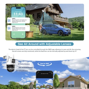 Camera 2 Mắt Sim 4G DAHUA Picoo Dual D1 4G P3D-3F-PV-4G Ngoại Trời Giá 1.696.000₫