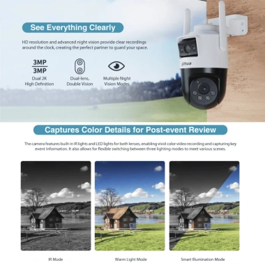 Camera 2 Mắt Sim 4G DAHUA Picoo Dual D1 4G P3D-3F-PV-4G Ngoại Trời Giá 1.696.000₫