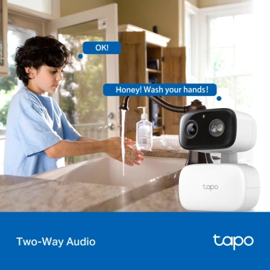 Camera 360 AI Tapo C206 TP-Link - Xoay 360, Nhận Diện AI, Xem Ban Đêm, Giá 608k