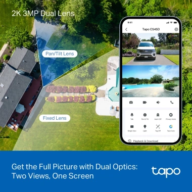 Camera AI 2 Mắt Tapo C545D/C246D Ngoại Trời Góc Siêu Rộng 3M+3M 1.596.000đ 5