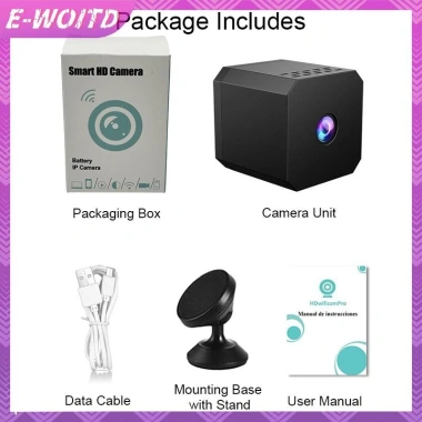 Camera an ninh WiFi E-WOITD, tầm nhìn ban đêm ngoài trời, xem từ xa 206.250 VND