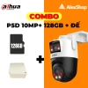 Camera Dahua DUAL D1 P5D 10M + Thẻ 128GB + HKT Ngoại Trời: Giá ưu đãi 1.776.000₫
