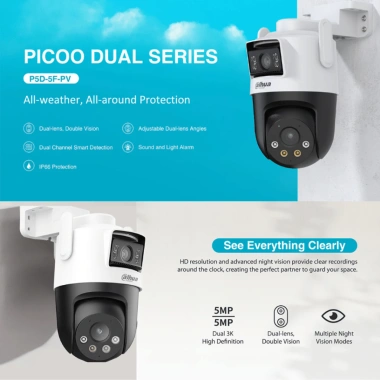 Camera Dahua DUAL D1 P5D 10M + Thẻ 128GB + HKT Ngoại Trời: Giá ưu đãi 1.776.000₫ 2 Camera Dahua DUAL D1 P5D 10M + Thẻ 128GB + HKT Ngoại Trời: Giá ưu đãi 1.776.000₫ 2