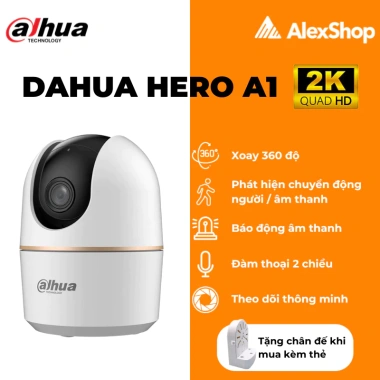 Camera Dahua Hero A1 360 độ Xoay Trong Nhà - Đàm thoại 2 chiều Giá 349.000₫ 3