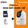 Camera Dahua HERO A1 3MP Xoay 360 Trong Nhà kèm Thẻ 64GB và Đế - Giá 638.000₫