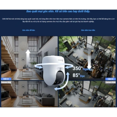 Camera Ezviz C6N G1 Trong Nhà Thông Minh Xoay 360 độ - Giá 619k Giảm Đặc Biệt