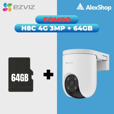Camera Ezviz H8C 3M 4G Ngoài Trời + Thẻ 64GB – Siêu Nét, Màu Ban Đêm, Chính Hãng, Giá 1.366.000₫