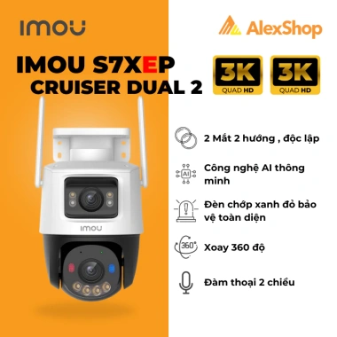 Camera Imou Cruiser Dual 2-Triple S7UP S7XEP S7XP 3-2 Mắt Ngoài Trời Xoay AI - Giá ưu đãi 1.649.000 VND 9