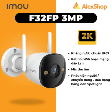 Camera Imou F32FP/F52FP Ngoài Trời IP67 Góc Cố Định, Mic Thu Âm - 799.000₫