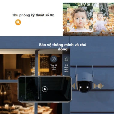 Camera Imou Ngoài Trời S51FEP 5M 3K IP66 Màu Ban Đêm Đàm Thoại 2 Chiều - 988.000 VND